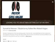 Tablet Screenshot of pastorgreg.net